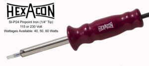 Hexacon SI-P24-40W Pinpoint Soldering Iron | 1/4" Tip | 40 Watts | 900°