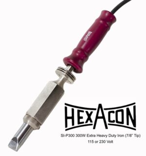 Hexacon SI-P300 Ultra-Heavy-Duty Plug-Tip Soldering Iron | 7/8" Tip | 300W | 1130°