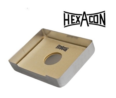 Hexacon ST-912 Solder Tip Cleaning Sponge & Metal Tray | Sponge with Hole | 3.5" x 4.5"