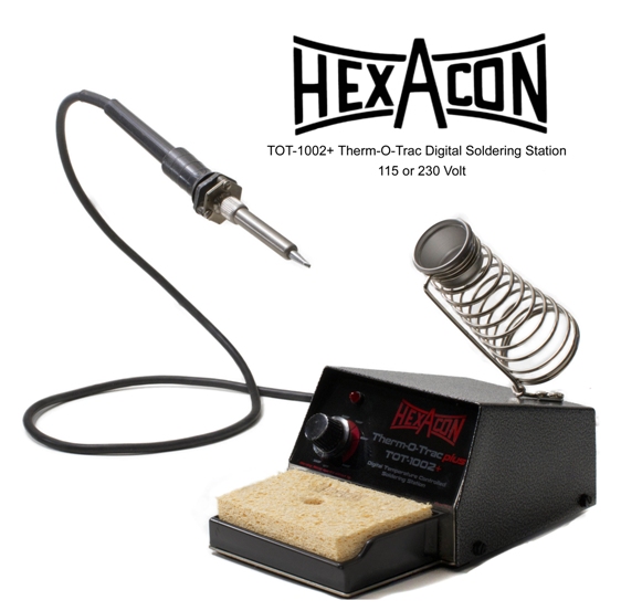 Hexacon TOT-1002+ Therm-O-Trac Digital Temperature Controlled Soldering Station | 350-850° F