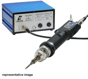 Kolver FAB-03-SS/FR-PROMO Inline Electric Screwdriver | ESD-Safe |  0.44 - 4.4 in-lb | 390-650 RPM | FREE CONTROLLER WITH DRIVER