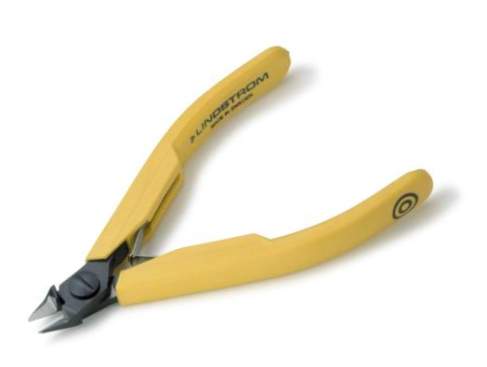 Lindström 8148 Small Precision Ultra-Flush Cutter | Tapered & Relieved Head | ESD-Safe Handles | AWG 38-20 | 4.25"|