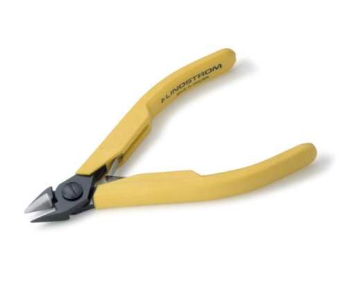 Lindström 8155 Medium Precision Ultra-Flush Cutter | Tapered Head | ESD-Safe Handles | AWG 32-16