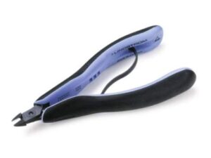 Lindström RX-8141 Small Precision Flush Cutter | Oval Head | ESD - Ergonomic Grips | AWG 38-16 | 4.5"