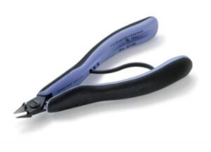 Lindström RX-8147 Small Precision Flush Cutter | Tapered & Relieved Head | ESD - Ergonomic Grips | AWG 38-18 | 4.25"