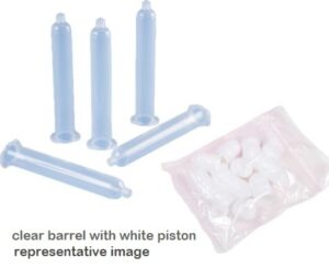 Nordson-EFD 7366040 (Old P/N 7012114) | 10cc | Clear Barrell with White Piston |100/Box