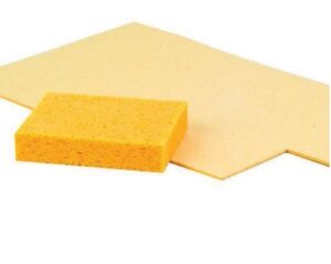Plato CS-17 Solder Tip Cleaning Sponge Sheet | Cut-to-Size | 8" x 16" x 1" | Create custom sizes