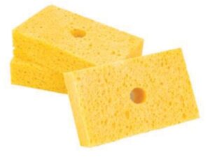 Plato CS-36 Soldering-Tip-Cleaning Sponge | 2.25 x 3.25 | Equivalent to Hexacon 8141 & 8141C | 10/pk