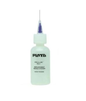 Plato FD-2 Flux & Liquid Dispenser Bottle | .020" (0.50mm) Needle | Higher viscosity rosin fluxes | 2 oz.