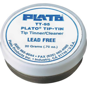 Plato TT-95 Solder Tip Tinner & Cleaning Paste | Clean & Re-Tin | Lead-Free & ESD Safe | 1.5" - Image 3