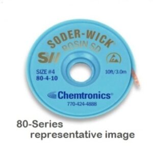Soder-Wick 80-2-10 RosinSD Desoldering Braid | Yellow | .060" (1.5mm) | 10'L | Small Pads, SMDs