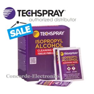 TechSpray 1610-50Pk IPA Isopropyl Alcohol Pre-Saturated Wipes | Individually Wrapped | 99.8% Pure (50/Box)