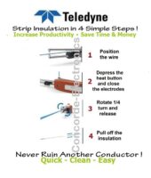 Teledyne StripAll TWC-1 Adjustable-Temp. Thermal Wire Stripper