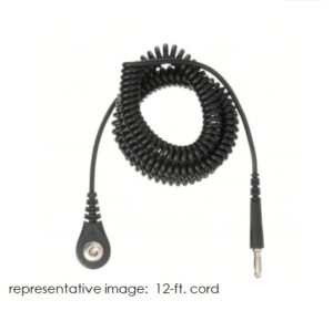 Transforming Technologies CC-0037 Classic Coil Cord for Wrist Straps | 6' Length | 4mm