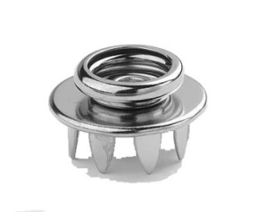 Transforming Technologies CS-1010 Female Prong-Clinch Socket Snaps | 10/pkg.