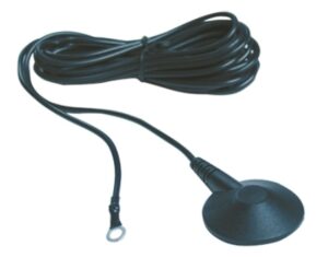 Transforming Technologies FM-1515 15' Floor Ground-Cord  | 10mm Snap | #10 Ring Terminal