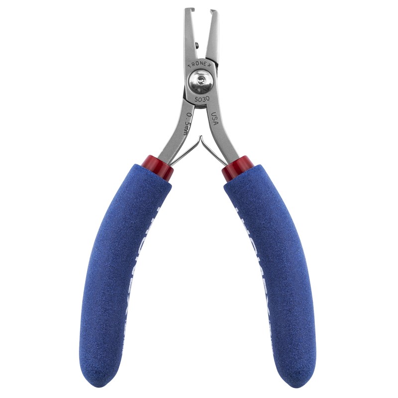 Tronex 5030 90° Angle StandOff Flush Cutter | 0.5mm | Extra-Sharp Razor-Flush® Cut | ESD-Safe Cushion Grips | 32-22 AWG | 4.8" - Image 3