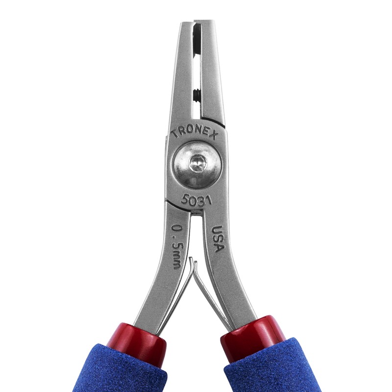 Tronex 7031 45° StandOff Flush Cutter | 0.5mm | Extra-Sharp Razor-Flush® Cut | ESD-Safe Cushion Grips | Long Ergo Handle | 32-22 AWG - Image 7