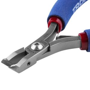 Tronex 5072  Large 50° Angulated Flush Cutter | ESD-Safe Cushion Grips | 32-18 AWG | 4.8"