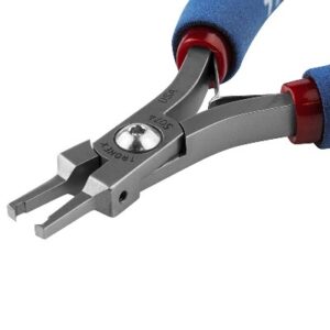 Tronex 5074 Miniature 90° Angulated Flush Cutter | ESD-Safe Cushion Grips | 32-22 AWG | 4.9"