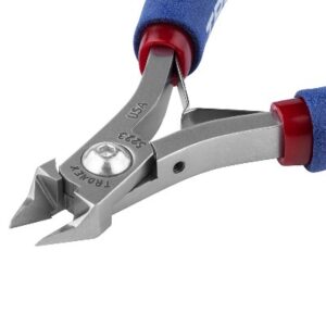 Tronex 5223 Medium Taper-Relief Cutter | Extra Sharp Razor-Flush® Cut | ESD-Safe Cushion Grips | 38-19 AWG | 5"