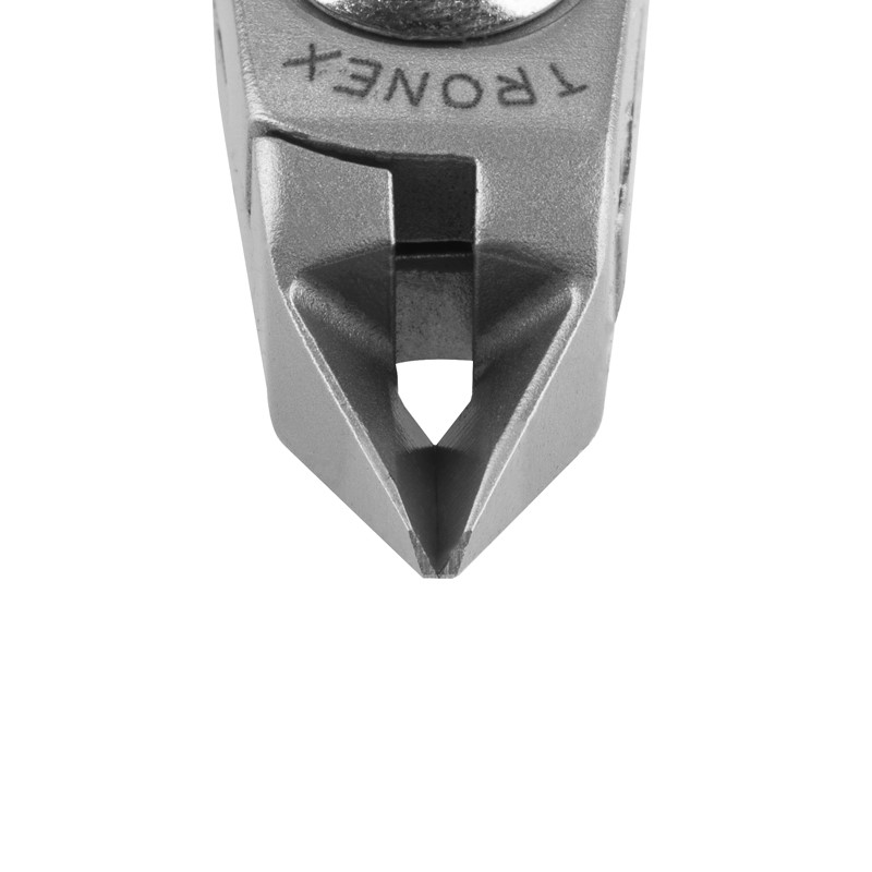Tronex 7413 Mini Taper-Head Cutter | Extra-Sharp Razor-Flush® Cut | ESD-Safe Cushion Grips | Long Ergo Handle | 38-20 AWG - Image 2