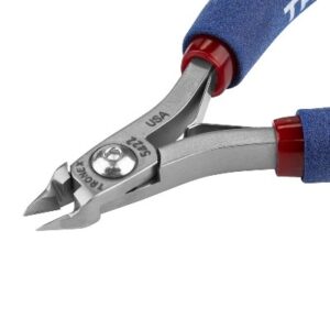 Tronex 5422 Mini Taper-Relief Flush Cutter | ESD-Safe Cushion Grips | 38-18 AWG | 5"