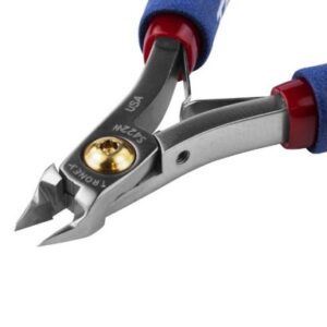 Tronex 5422W Hard-Wire Mini Taper-Relief Flush Cutters | Class W | ESD-Safe Cushion Grips | 39-30 AWG | 5"