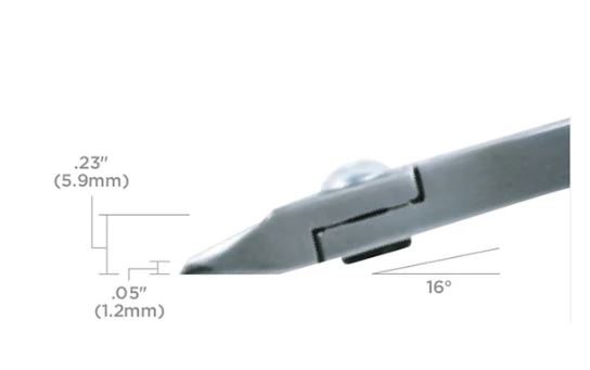 Tronex 5511 Large Oval Head Semi-Flush Cutter | ESD-Safe Cushion Grips | 32-15 AWG | 5" - Image 11