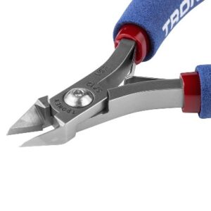 Tronex 5712 Large Tapered-Head Flush Cutter | ESD-Safe Cushion Grips | 35-16 AWG | 5"