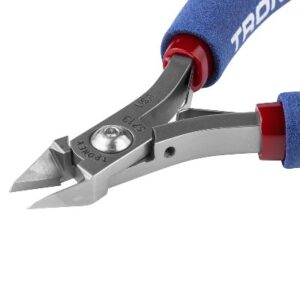 Tronex 5713 Large Taper Cutter | Extra-Sharp Razor-Flush® Cut | ESD-Safe Cushion Grips | 38-16 AWG | 5"