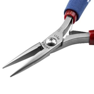 Tronex P711 Chain-Nose Pliers |  Smooth Jaws | ESD-Safe Cushion Grips | Long Ergo Handle | 6.5"