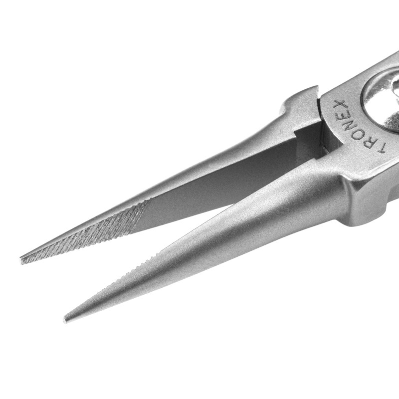 Tronex P721S Needle-Nose Pliers | Long Jaws | Serrated Tips | ESD-Safe Cushion Grips | Long Ergo Handle | 6.4" - Image 6
