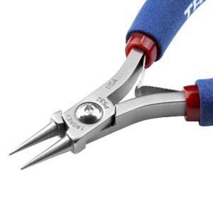 Tronex P732 Round-Nose Pliers | Short Jaws | ESD-Safe Cushion Grips | Long Ergo Handle | 5.9"