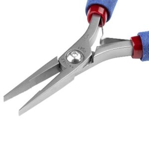 Tronex P741 Flat-Nose Pliers | Smooth Jaws | ESD-Safe Cushion Grips | Long Ergo Handle | 6.4"