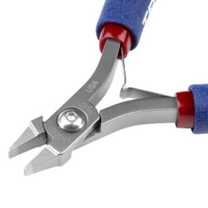 Tronex P547 Flat-Nose Stubby Pliers | Smooth Jaws | ESD-Safe Cushion Grips | 5"