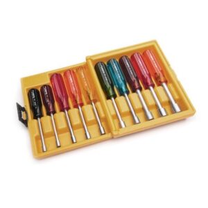 Xcelite HS-618 10-Pc. Nutdriver Kit | 3/16" to 9/16" | Hard Storage Case | CLEARANCE