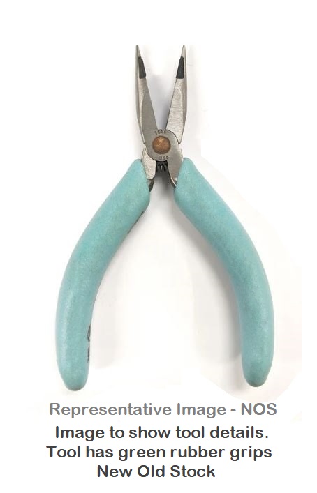 Xcelite TC-55 (TC-55V) Long-Nose Wiring Pliers with Tip Cutter | Serrated Jaws | ESD-Safe Rubber Grips | 5.5" | NOS CLEARANCE - Image 3