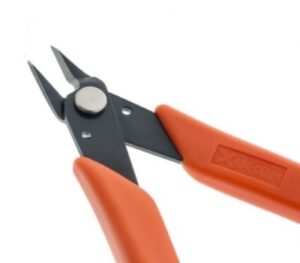 Xuron 410T MicroShear® Ultra-Sharp Flush Cutter | Tapered Head | Flush Cut | 30-22 AWG | 4.75"