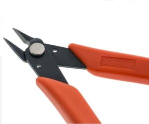 Xuron 410 Micro-Shear® Flush Cutter | Tapered Head | Flush Cut | Premium-Grade 170-ii | 30-18AWG | 4-3/4"