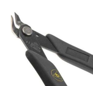 Xuron 420-AS MicroShear® Angled-Head Flush Cutter | ESD-Safe | Flush Cut | 55° Angle | 30-20 AWG