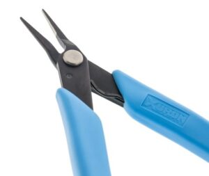 Xuron 450S Needle-Nose TweezerNose™ Pliers | Serrated Jaws | Electronics, Telecommunications & Crafts | Less than 1-mil | 5"