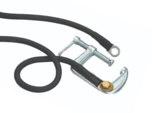 American Beauty 10537 Heavy-Duty 4-Foot Return Lead with "C" Clamp | Ring-Terminal Connectors