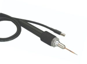 American Beauty 10574 Small Single Stainless Steel Probe-Style Soldering Hand Piece | Customizable Electrodes | 1/8" Dia.