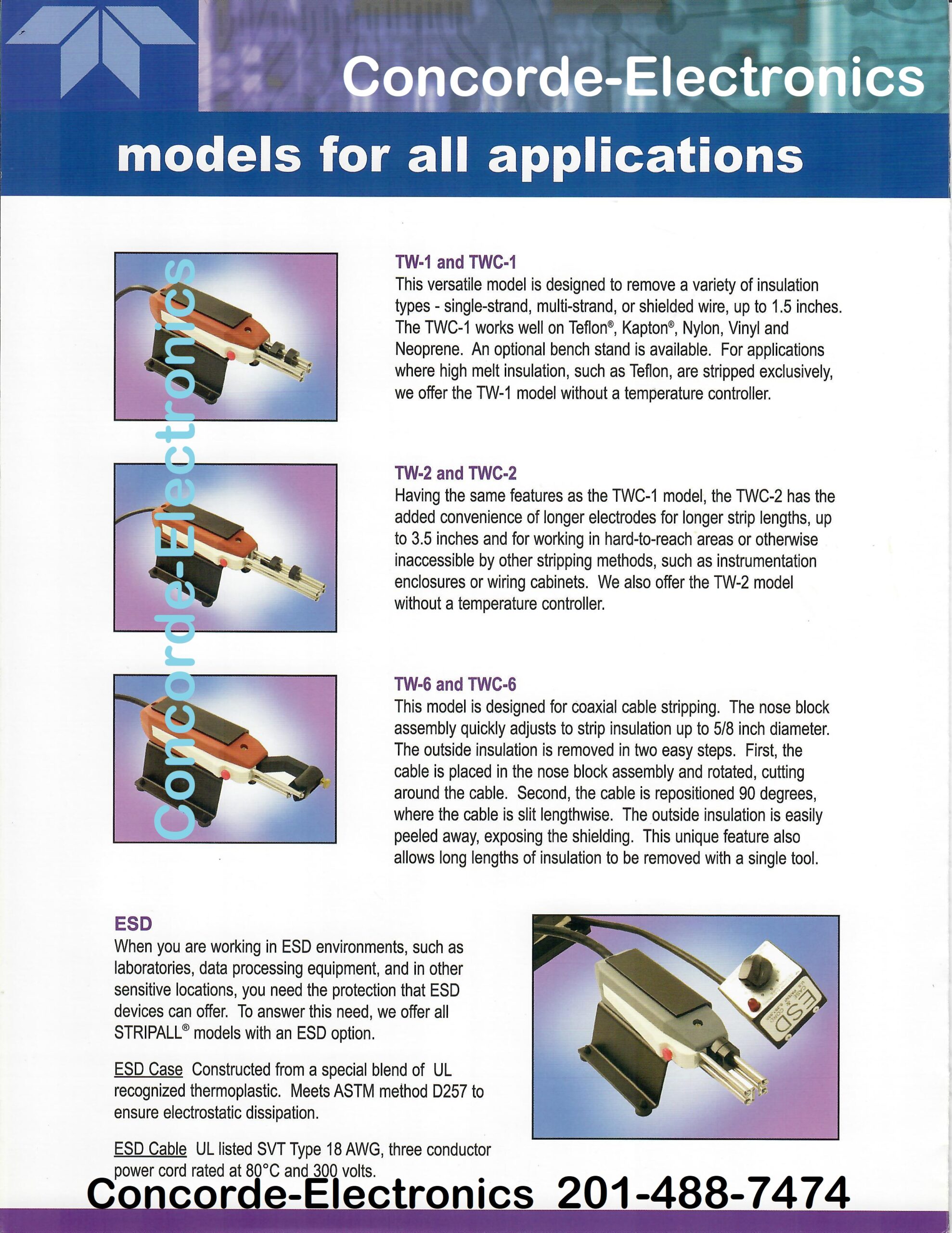 Teledyne StripAll TWC-1 Adjustable-Temp. Thermal Wire Stripper | Temperature Control | 10-38 AWG | 100 -1700° F - Image 4