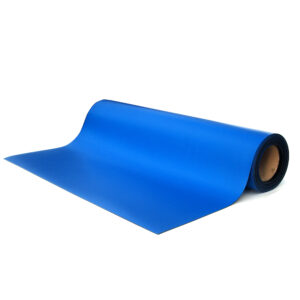 Transforming Technologies MT4536-RB ESD 2-Layer Rubber/Conductive Table Mat | 36" x 50' x .080" | Roll | Royal Blue