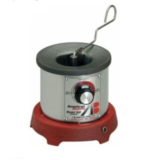 American Beauty 300C | LF Adjustable-Temp Ind'l Solder Pot | LF Crucible | Temp. 350-850° | 1-lb. Capacity | 320W