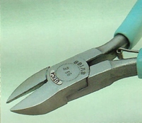 Erem #99E (U99E) 4-1/2" Round-Head Precision Diagonal Cutters |  Super Full Flush  |  Turquoise Rubber Grips | NOS CLEARANCE
