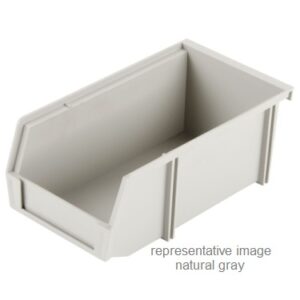 Metro (Olympic) SB90443NAT Grey Stacking (Hanging) Bin | 5.62 x 4.12 x 3" o.d. | CLEARANCE