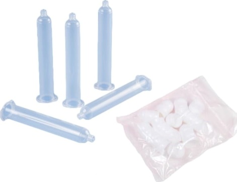 Nordson-EFD 7366056 (Old P/N 7012153) | 55cc | Clear Barrell with White Piston | 50/Box - Image 2